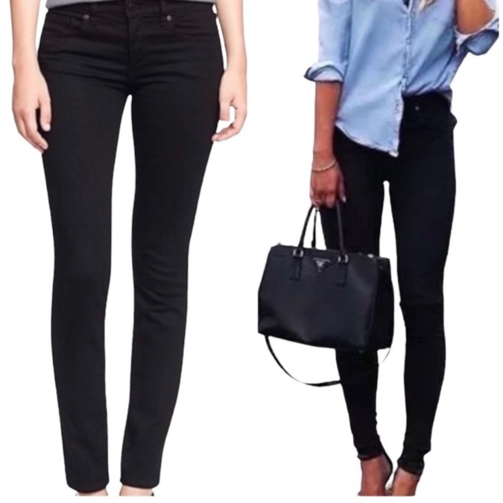Tory Burch Super Skinny Black Jeans